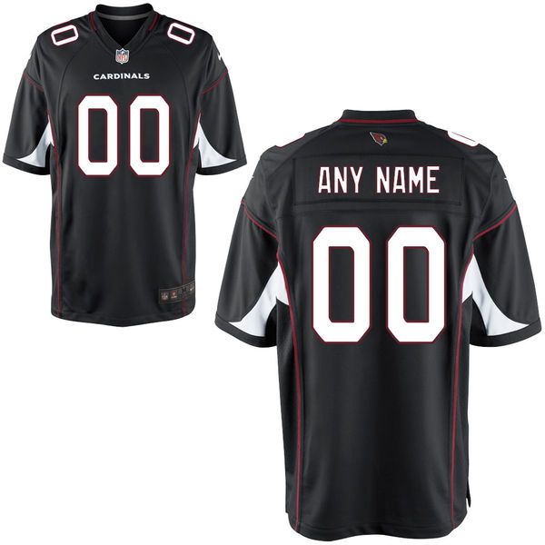 Youth Arizona Cardinals Custom Alternate Black Game NFL Jersey